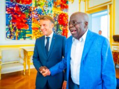 Tinubu Holds Private Dinner With Macron in Paris