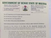 Benue Tightens School Rules, Bans Extra Lessons and Mobile Phones