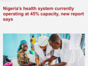 Nigeria’s Health Reforms Face Test as Calls Grow for Better Patient Care